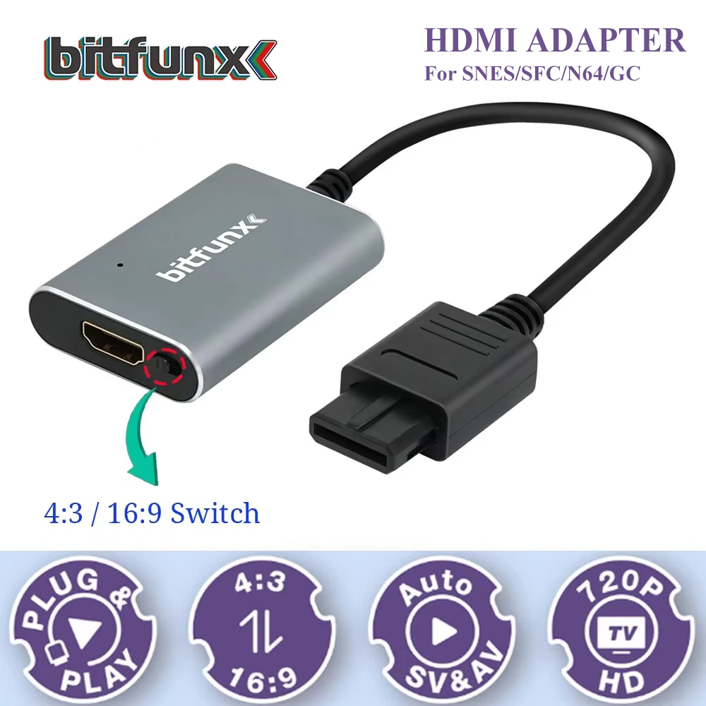 Адаптер Bitfunx 720P Svideo/AV – обзор и цена Retro Gaming Setup