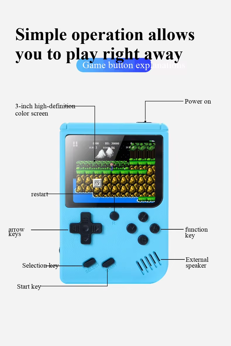 Портативная игровая консоль 40 – обзор и цена Retro Gaming Usb