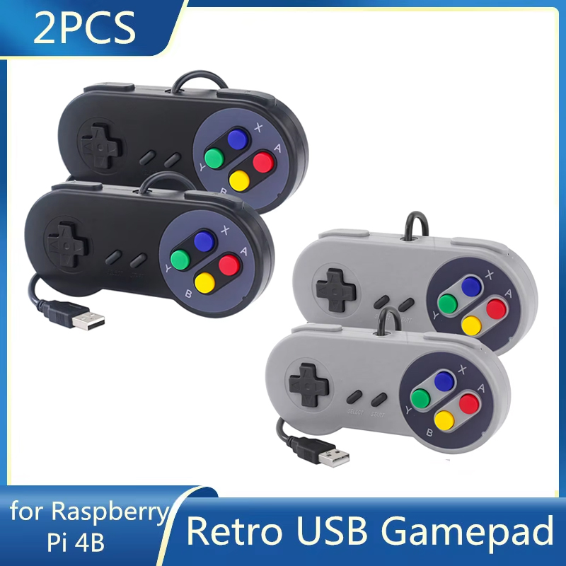 2 шт. USB-геймпады, ретро-джой – обзор и цена Retro Gaming With Raspberry Pi