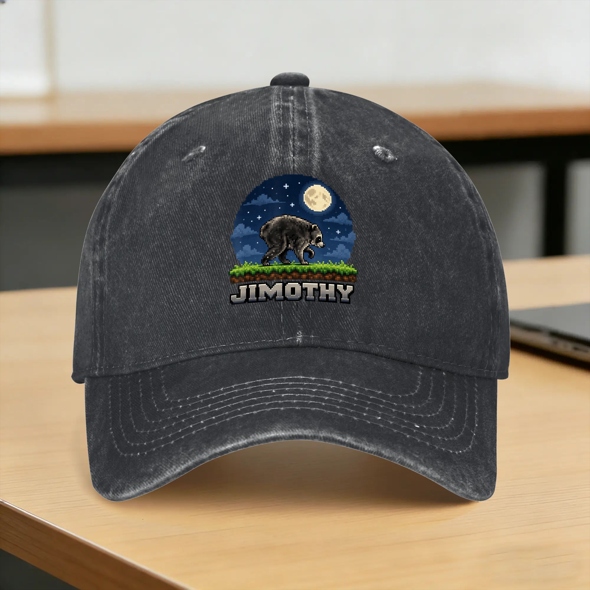 Бейсболка Jimothy Raccoon Pixe – обзор и цена Retro Gaming Meme