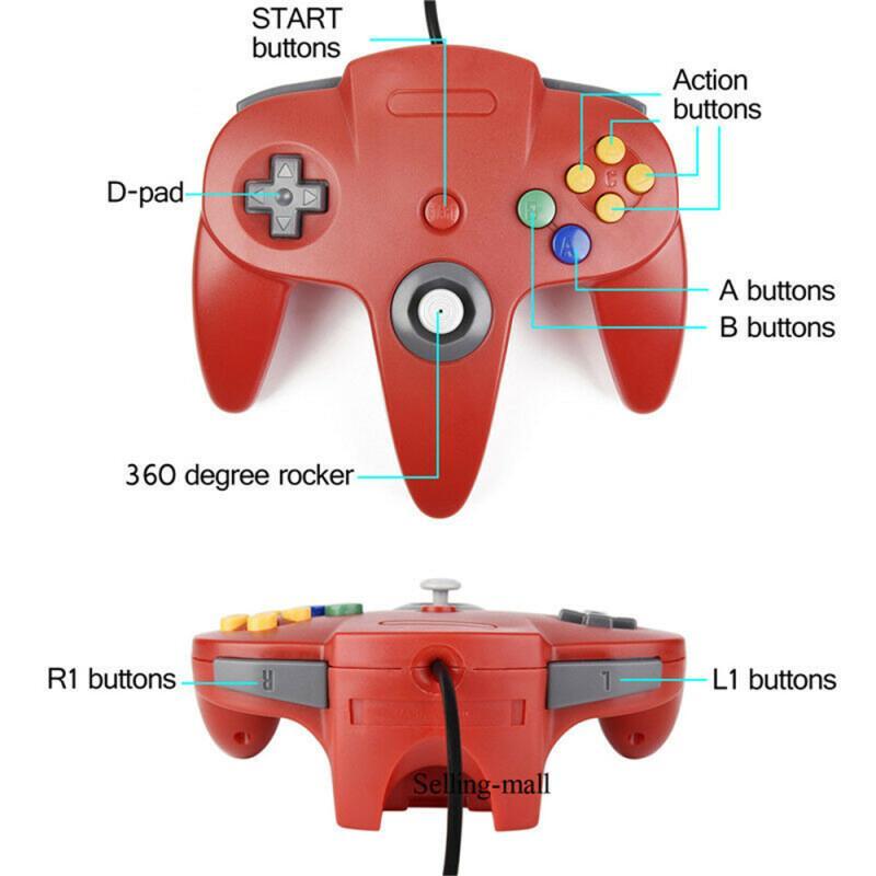 Контроллер N64, классический U – обзор и цена Retro Gaming Usb