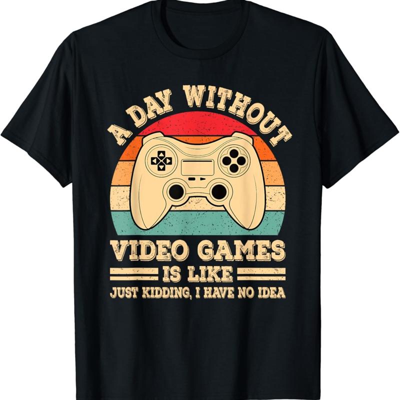 Футболка с надписью «День без  – обзор и цена Retro Gaming Gamestop